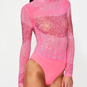SALE! Banjul Rhinestone Bodysuit